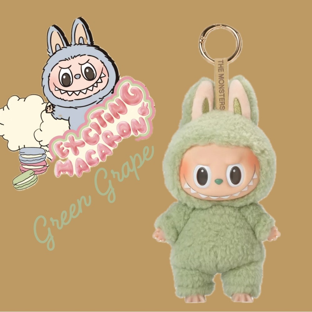 Labubu- Macaron- Green Grape